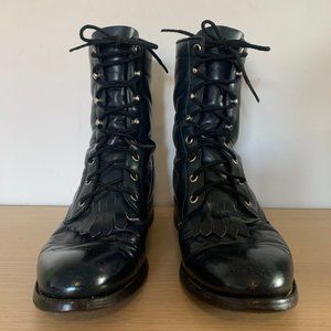 Justin Roper Boots Dark Navy